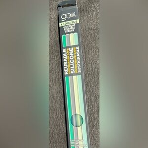GOSILI X-Long Reusable Silicone Straws